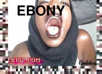 My First Vore Lunch Chy Latte Ebony Giantess Deep Throat Vore Mouth Fetish