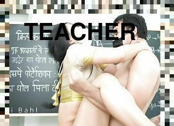 Desi Beautiful Teacher Teaching Sex Lessons ( Hindi Drama )