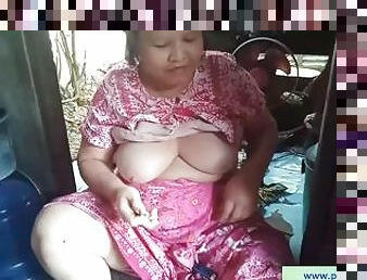 compilation of aunties showing off their big, sensual breasts.