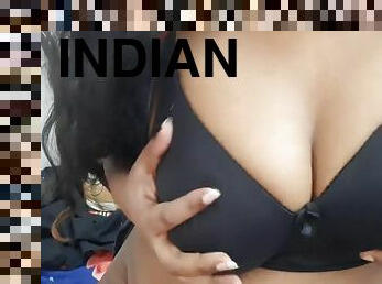 Sexy Indian Girl Is Alone At Home - She Is Feeling Horny And Playing With Her Body