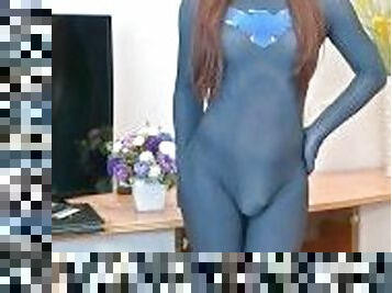 Nightwing Cosplay Big Dick Trans Girl Jianna Lust