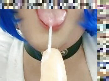 Sissy Deepthroat training