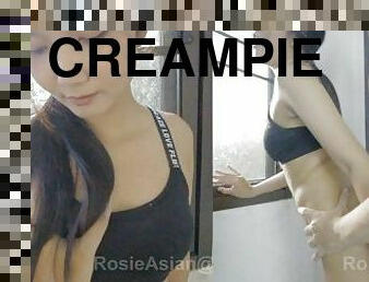 18yo pinay fuck with roommate, end with creampie