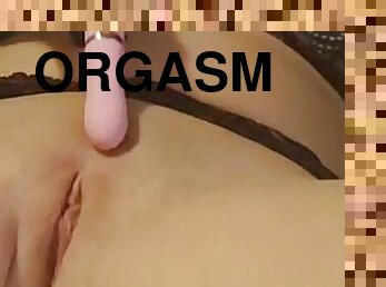 Playing with my pussy, loud orgasm