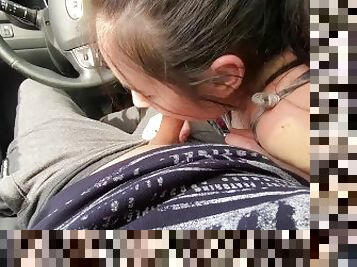I gave the girl a ride, she thanked me with a blowjob in the car