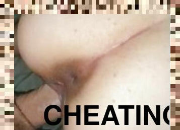 Cheating GF get railed while studying