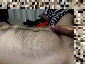 poilue, masturbation, amateur, gay, branlette, joufflue, secousses, solo, ours