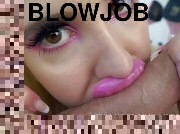 Huge fake lips fetish blowjob - fresh 10ml swollen lips  Vivian Rose