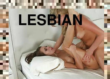 Moist Lesbian Muffs Sofie Marie And Riley Reid Make Each Other Cream!
