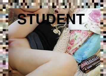 Stacy Starando In Teen Student Girl Allowed A Stranger To Cum In Her Pussy For Chocolate Bars!
