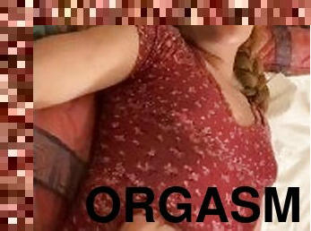 orgasm, pissande, fitta-pussy, kvinnligt-sprut, amatör, hemmagjord, par, fingerknull