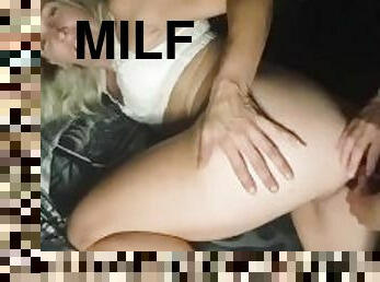 amatør, blowjob, milf, leke, babysitter, trekant, blond, stram, små-pupper