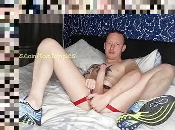 Jock,Nike tns and hung ginger cock