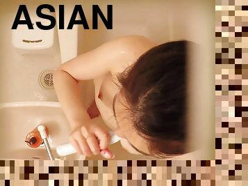 asyano, ligo, mabalahibo, baguhan, hapon, kamera, ispiya, maninilip, ligo-shower, inosente