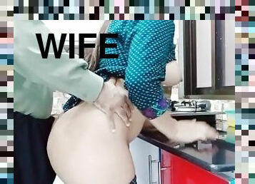 Pakistani Beautiful Wife Fucked In Kitchen While She Is Cooking With Clear Hindi Audio Hot Sex Talk