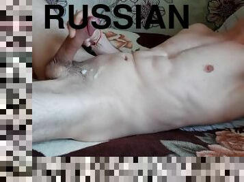 Cumshot compilation of a Russian teen