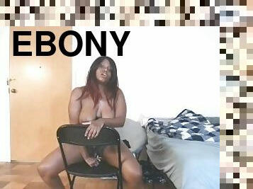 великі-цицьки, піхва-pussy, прихильник, чорношкіра-ebony, чорношкіра, злягання, дільдо, дупа-butt, соло, голена