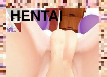 pov, animacija, hentai, 3d, pušenje-sucking