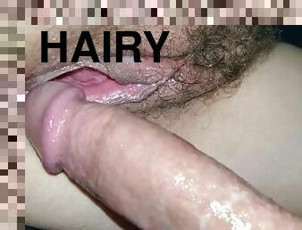 Close up hairy pussy creampie....Always a creampie!