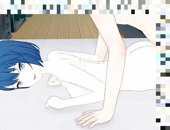 Haruka Kiritani and I have intense sex in the bedroom. - Project SEKAI Hentai
