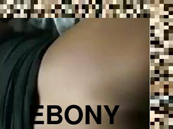 Ebony takes white dick