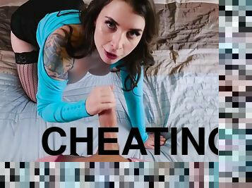 Ivy Lebelle And Xander Corvus In Cheating Housewife Doggystyled In Black Stockings