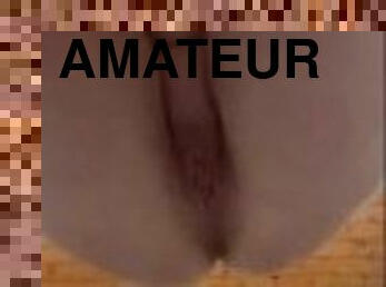 onani, pussy, amatør, handjob, cum