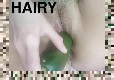 Cum see me take this HUGE cucumber *full video on my OF, follow my links*