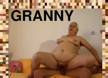 Hungarian BBW granny fucking with neighbor