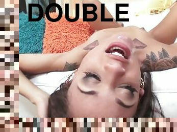 Holly Hendrix Double Anal Penetration With Big Cocks