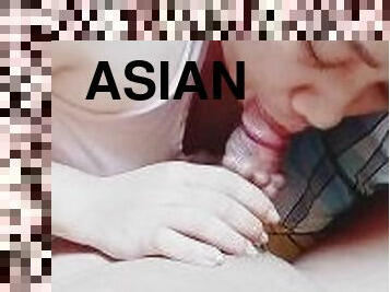 asiático, chupanços, pénis-grande, mulher-madura, mãe, casal, loira, filipina, pénis