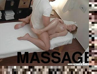 Young Girl Burst In Tears After Massage