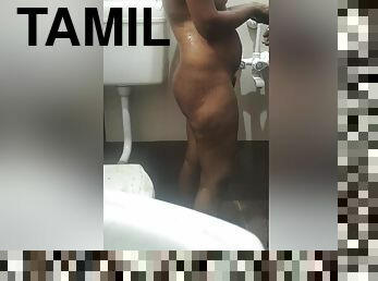 mandi, amateur, gadis-indian, pasangan, mandi-shower, solo, rambut-perang