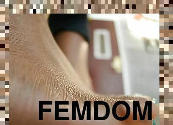 massasje, amerikansk, fetisj, footjob, femdom, gigant