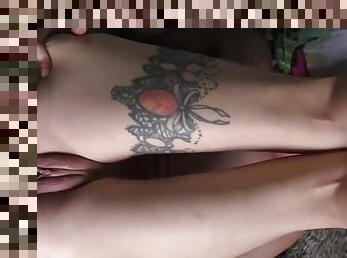 Skinny inked teen amazing xxx clip