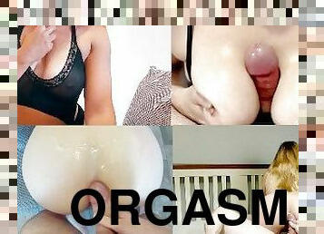 orgasm, amatori, jet-de-sperma, hardcore, compilatie, sperma