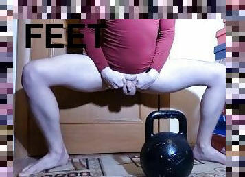Hot Gay Is Dancing With Kettlebell