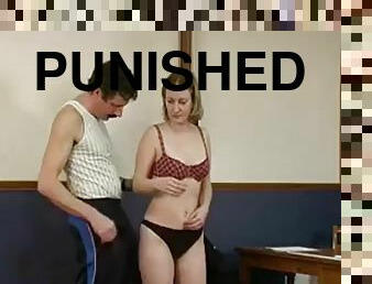 Stripped, punished, spanked