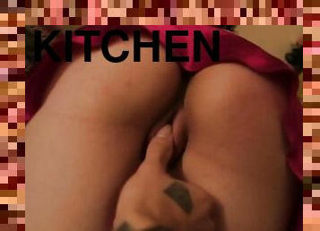 #4Kitchen Mormimg Sex. I was late for work