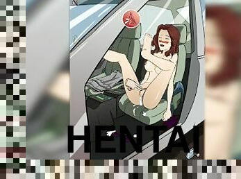 Sex in the patrol car hentai game