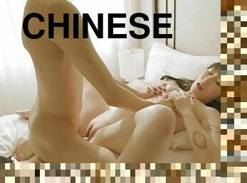 Naked Chinese girl Sunny enjoy wild sex with boyfriend.