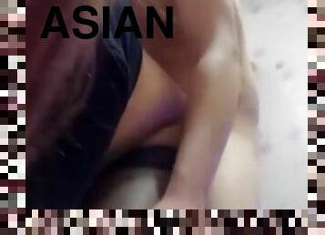 asiatisk, blowjob, ladyboy, thai, filipinsk, hvit, suging