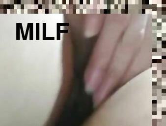 asiatique, masturbation, chatte-pussy, amateur, milf, maman, serrée, philippine