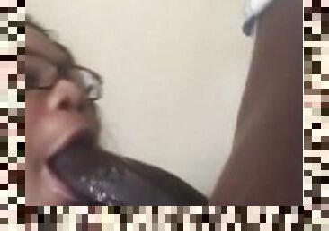 Black GF Facefuck She Loves This Dick