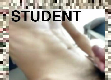 Naked college student jerking off [?????????? ]