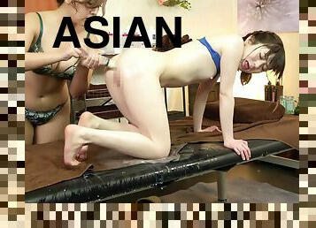 ázsiai, segg, felcsatolható-műfasz, dögös-macák, leszbikus, játékszer, japán, masszázs, szemtelen