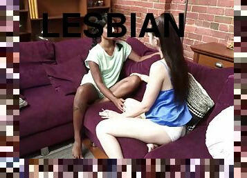 Aussie lesbians enjoy each other