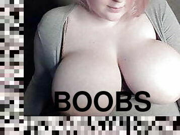 Huge pale boobs
