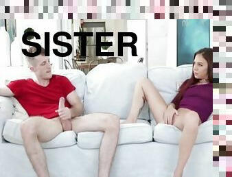 Brother And Sister Get Naughty While Dad&#039 S Around