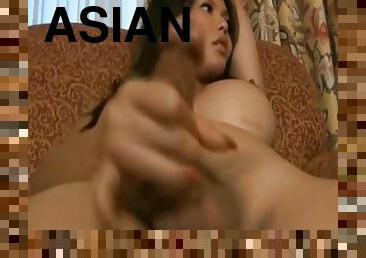 Hot Asian enjoys Solo